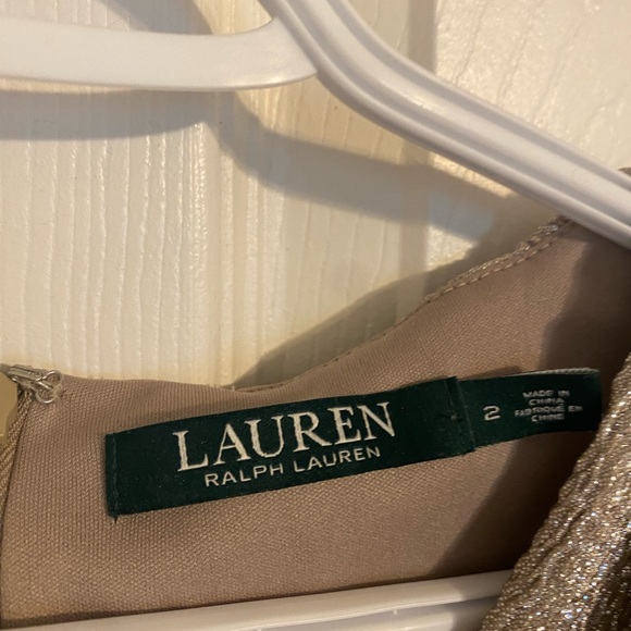 Elegant floor length Ralph Lauren gown with slit perfect for wedding season! - Picture 4 of 6